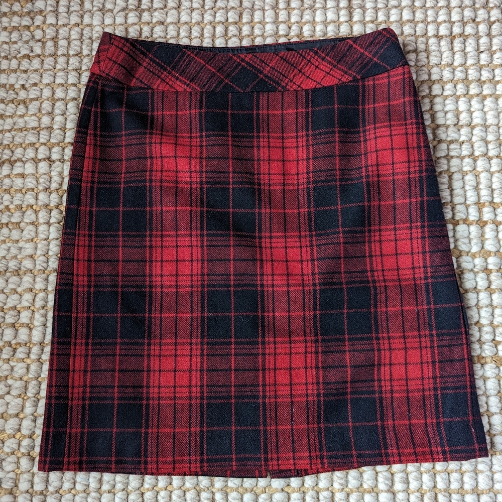 Eddie Bauer Plaid Skirt